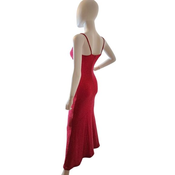 Jessica McClintock Pink Spaghetti Strap Maxi Dress - Picture 4 of 8